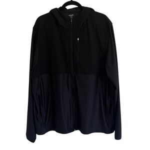 Old Navy Black Active KnitTech Go Dry Cool Zip Up Jacket XXL